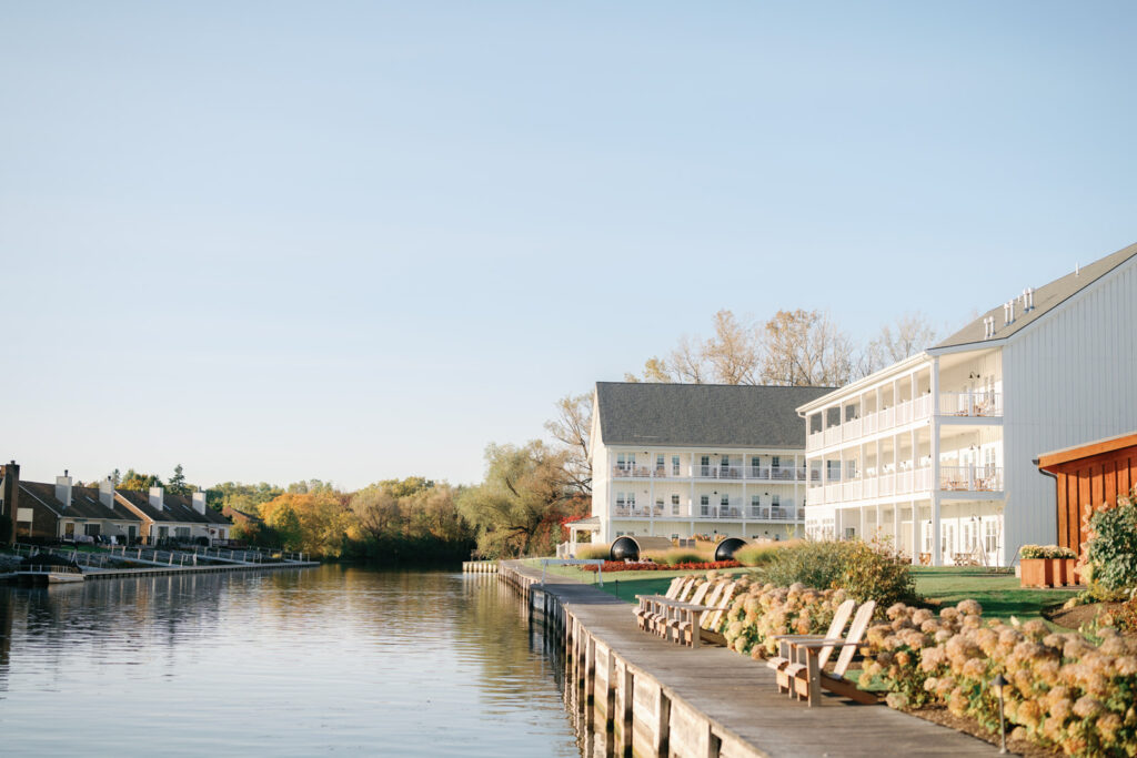 lake house on canindaiuga waterfront during wedding weekend